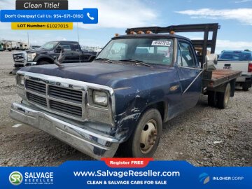 1992 Dodge D/W Truck 2WD Regular Cab D-350