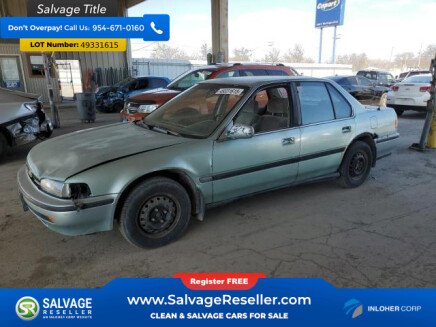 Photo 1 for New 1992 Honda Accord LX Sedan
