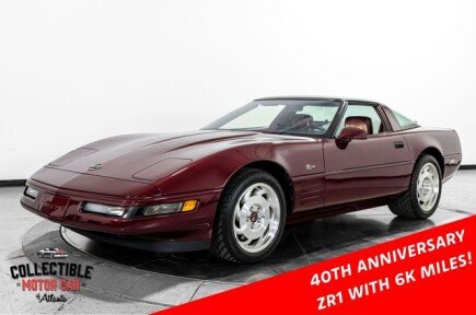 Photo 1 for 1993 Chevrolet Corvette ZR-1 Coupe