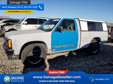 1993 Chevrolet S10 Pickup 4x4 Regular Cab