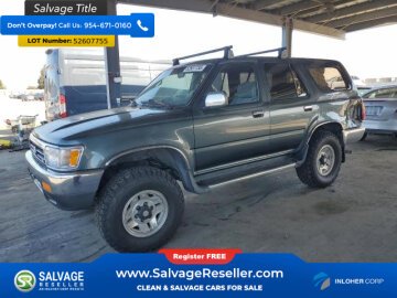 New 1993 Toyota 4Runner 4WD SR5