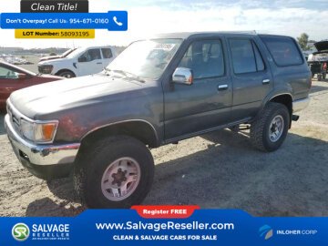 1995 Toyota 4Runner 2WD SR5