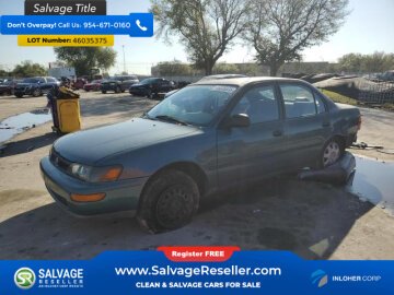 New 1995 Toyota Corolla