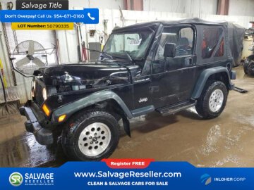 New 1998 Jeep Wrangler 4WD SE