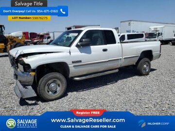 1999 Dodge Ram 2500 Truck 4x4 Quad Cab