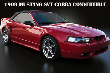 Photo 1 for 1999 Ford Mustang Cobra Convertible