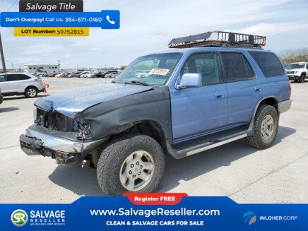 Photo 1 for New 1999 Toyota 4Runner 4WD SR5