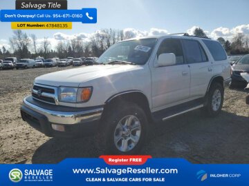 New 1999 Toyota 4Runner 4WD SR5