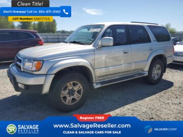 New 1999 Toyota 4Runner 4WD Limited
