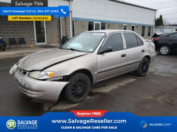 New 1999 Toyota Corolla
