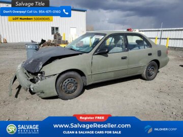 New 1999 Toyota Corolla