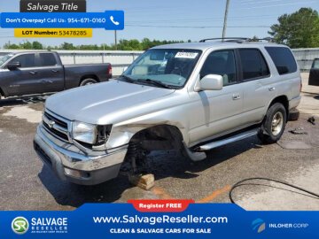 New 2000 Toyota 4Runner 4WD SR5