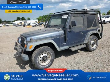 2001 Jeep Wrangler 4WD SE