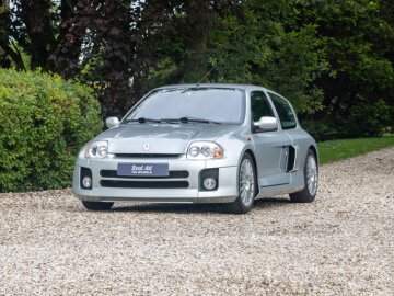 Renault Sport Clio V6 Norev 1/18 – Miniature Argentée Street Tuning, Super Rare
