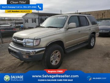 New 2001 Toyota 4Runner 4WD SR5