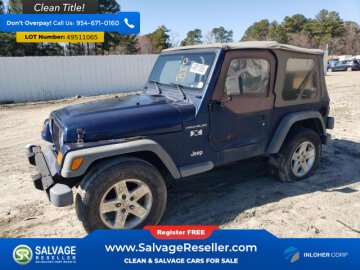 New 2002 Jeep Wrangler 4WD X