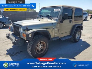 New 2002 Jeep Wrangler 4WD Sport