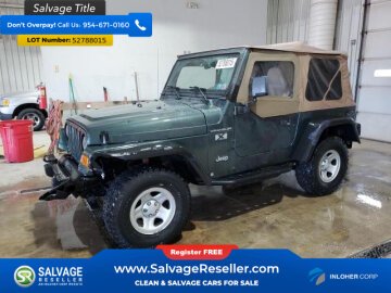 New 2002 Jeep Wrangler 4WD X