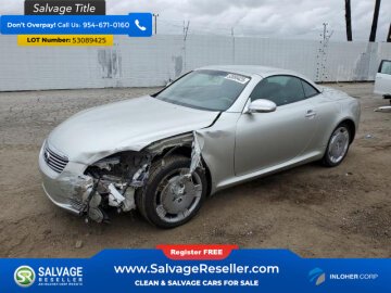 2002 Lexus SC 430 Convertible