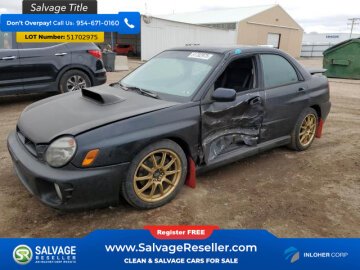 New 2002 Subaru Impreza WRX Sedan