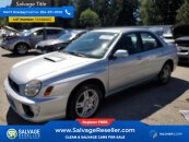 New 2002 Subaru Impreza WRX Sedan