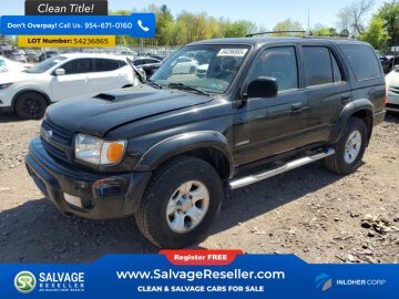 New 2002 Toyota 4Runner 4WD SR5