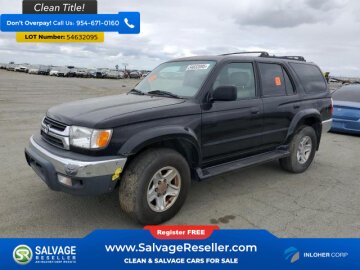 New 2002 Toyota 4Runner 4WD SR5