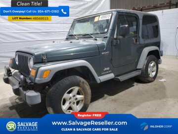 New 2003 Jeep Wrangler 4WD Sport