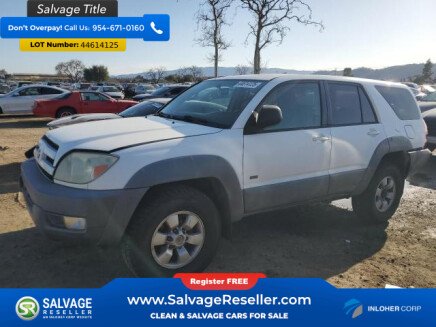 Photo 1 for New 2003 Toyota 4Runner 2WD