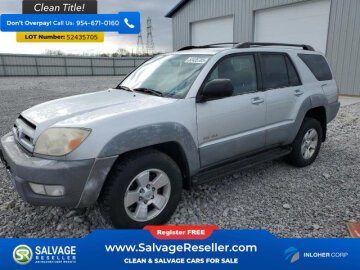 New 2003 Toyota 4Runner 4WD