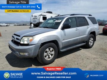 New 2003 Toyota 4Runner 2WD