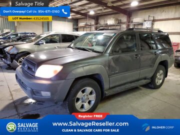 New 2003 Toyota 4Runner 4WD
