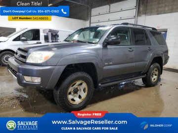 New 2003 Toyota 4Runner 4WD