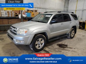 New 2003 Toyota 4Runner 4WD