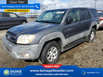 New 2003 Toyota 4Runner 2WD