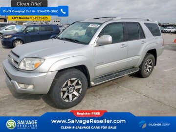 New 2003 Toyota 4Runner 4WD Limited