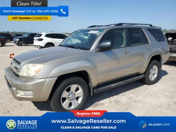 New 2003 Toyota 4Runner 4WD