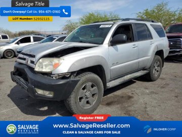 2003 Toyota 4Runner 4WD