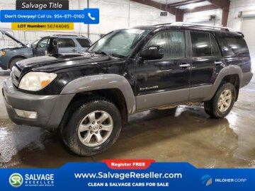 2003 Toyota 4Runner 4WD