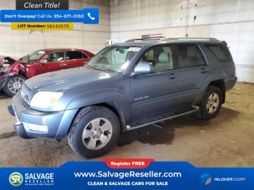 2003 Toyota 4Runner 4WD Limited