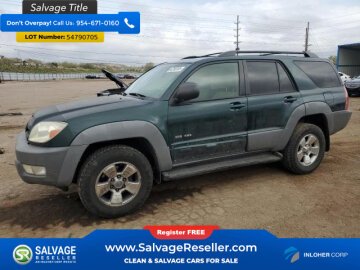 2003 Toyota 4Runner 4WD