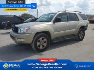 2003 Toyota 4Runner 4WD