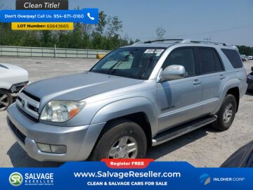 2003 Toyota 4Runner 4WD Limited