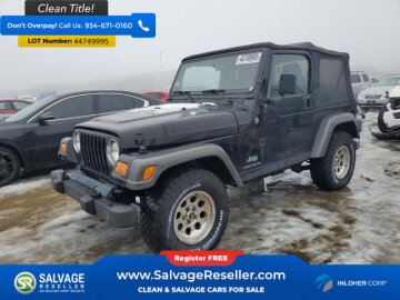 2004 Jeep Wrangler 4WD X