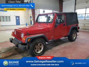 New 2004 Jeep Wrangler 4WD