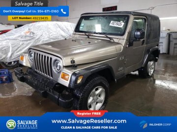 New 2004 Jeep Wrangler 4WD X
