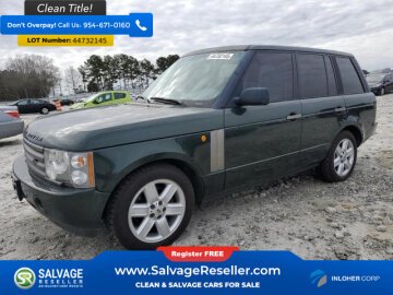 New 2004 Land Rover Range Rover HSE