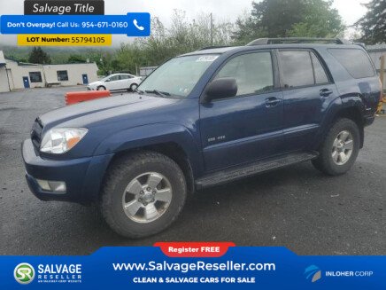 Photo 1 for New 2004 Toyota 4Runner 4WD