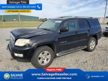 New 2004 Toyota 4Runner 4WD Limited