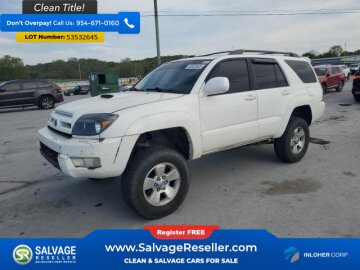 New 2004 Toyota 4Runner 4WD
